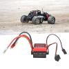 VGEBY 60A RC Brushed ESC, 6V 2A Brushed Speed Controller ESC with T Plug for HSP for 110 RC Cars Red view 2