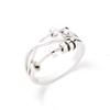 STORYJEWELLERY Anxiety Rings for Women, Fidget Ring, Spinner Ring, Spinning Stress Rings for Anxiety, Silver Fidget Jewelry, Gifts for Women, Size 10 view 1