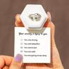 STORYJEWELLERY Anxiety Rings for Women, Fidget Ring, Spinner Ring, Spinning Stress Rings for Anxiety, Silver Fidget Jewelry, Gifts for Women, Size 10 view 3