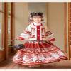 Winter Hanfu for Girls Christmas and New Year Jade Hare Fairy Traditional Tang Suits Dress view 2