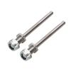 DKNTZO Airplane Landing Gear Part, 1 Pair D3/D4/D5/D6 Landing Gear Wheel Shaft M4/M5/M6/M8 Steel Axle with Nuts Assembly Kit for RC Airplane Model DIY Parts (Color : D5xM8xL75) view 1