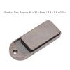 TOPINCN EDC Metal Fidget Slider, Magnetic Fidget Push Slider Rounded Polished Aluminum Alloy Wear Stress Relief Lightweight for Office (Ruthenium Black) view 3