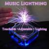 Music Solid State Tesla Coil Artificial Lightning Arc Plasma Loudspeaker Experiment Science Desktop Toy Model view 2
