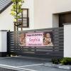 Happy Birthday Banner Personalized Name Photo Age Custom Birthday Banners and Signs Customize for Birthday Party Decoration 6'x2' view 2