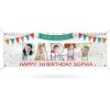 Happy Birthday Banner Personalized Name Photo Age Custom Birthday Banners and Signs Customize for Birthday Party Decoration 6'x2' view 1