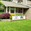 Happy Birthday Banner Personalized Name Photo Age Custom Birthday Banners and Signs Customize for Birthday Party Decoration 6'x2' view 3