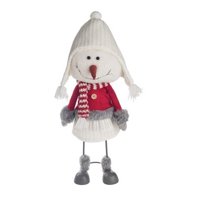 C&F Home FGS73420 Bobble Snowgirl Figurine 24 Inches