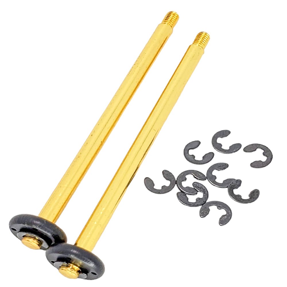 NHX RC 90mm Damper Shaft (2) for Two Stage Internal Shocks