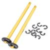 NHX RC 90mm Damper Shaft (2) for Two Stage Internal Shocks view 1