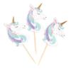 12 Packs: 12 ct. (144 total) Glittery Unicorn Treat Toppers by Celebrate It view 1
