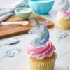12 Packs: 12 ct. (144 total) Glittery Unicorn Treat Toppers by Celebrate It view 2
