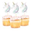 12 Packs: 12 ct. (144 total) Glittery Unicorn Treat Toppers by Celebrate It view 3