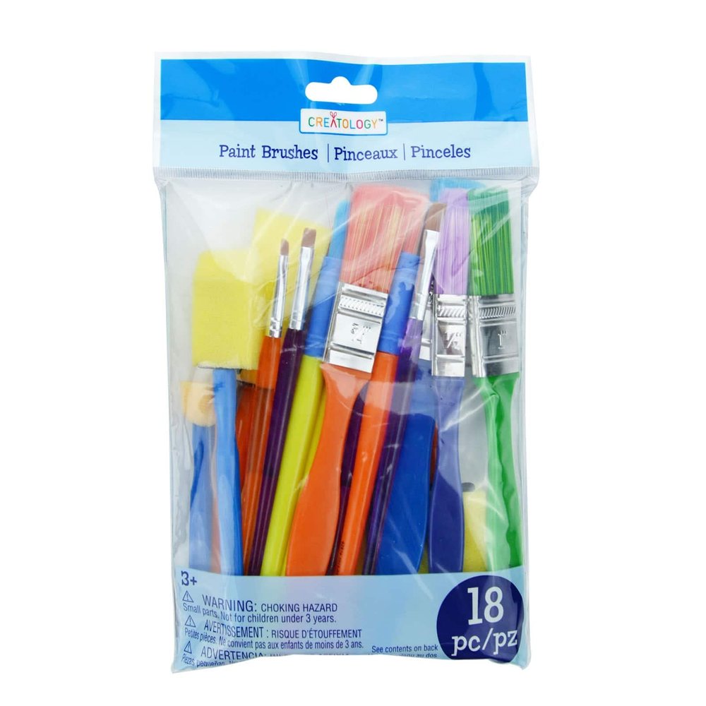 Creatology Paint Brushes, 12 Packs: 18 ct. (216 Total)