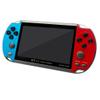 DREAMHAX X7 Plus Handheld Game Console , Preload 10000 Games Portable Video Games Support HDMI Output & Double Player Classic Arcade Retro Game Player (4.3" Screen Red & Blue) view 1