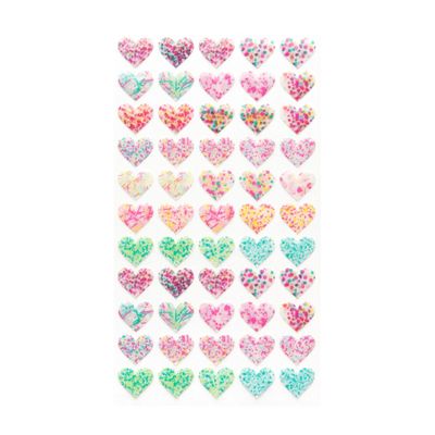 Recollections Confetti Heart Stickers, 12 Packs: 55 ct. (660 Total)