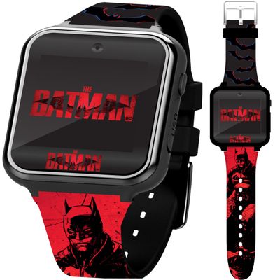 The Batman Kids Smartwatch  Interactive Touchscreen with Games, Camera, Calculator & Fitness Tracker  10 Watch Faces & Wallpapers  Adjustable Fit for Wrist Sizes 5.5"-8"