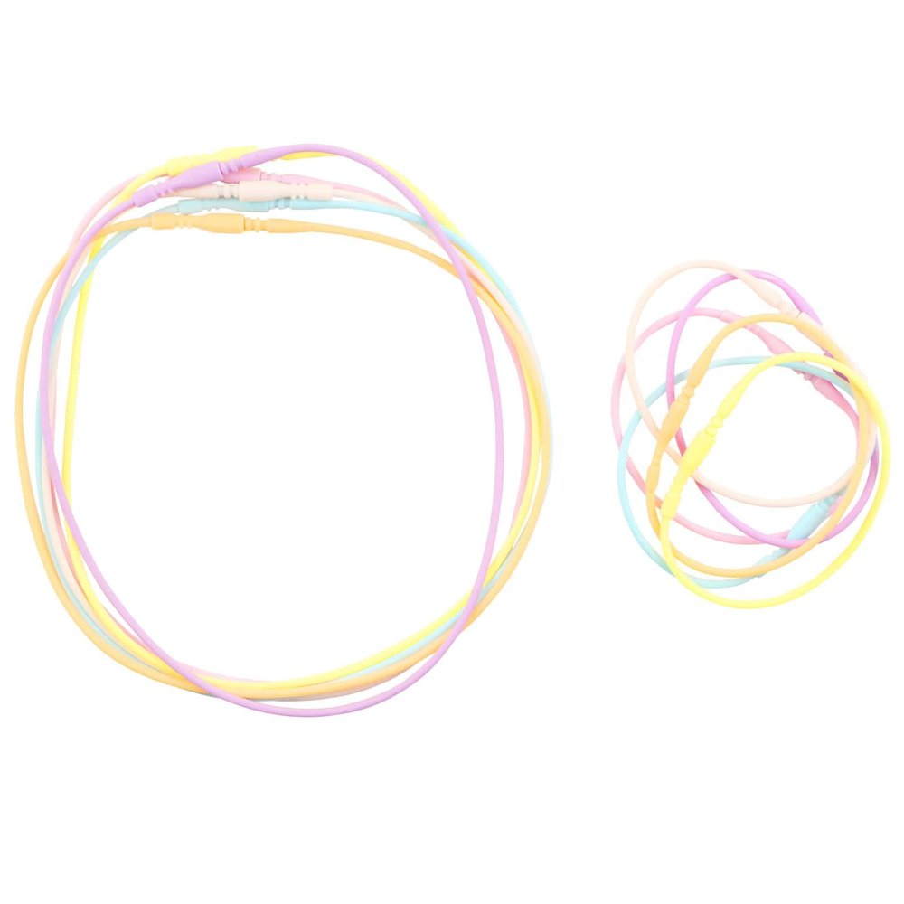 Creatology Pastel Mix Silicone Bracelets & Necklaces, 12 Packs: 12 ct. (144 Total)