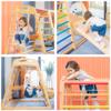 Indoor 7 in 1 Children Solid Wood Beech Wood Climbing Frame Baby slide18 Months to 10 Years Old Indoor Ring Swing Small Amusement Park Family Small Fitness view 4