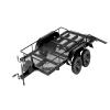 Powerhobby Trailer w LED Lights Heavy-Duty Cargo Carrier Metal Kit for 1/10 Rock Crawler HSP Redcat RC4WD Tamiya Axial SCX10 D90 HPI RC Crawler Car DIY view 1