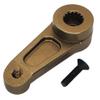 NHX RC Heavy Duty Aluminum 15T Servo Horn for 1/6 Axial SCX6 -Bronze view 2