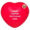 Custom Red Heart Stress Balls Set of 50, Personalized Bulk Pack - Stress Relief, Perfect for Your Desk, Office or Home - Red view 1