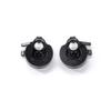 Powerhobby Brass Front Portal Steering Knuckles Black Axial Capra / SCX10 III view 2