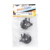 Powerhobby Brass Front Portal Steering Knuckles Black Axial Capra / SCX10 III view 4