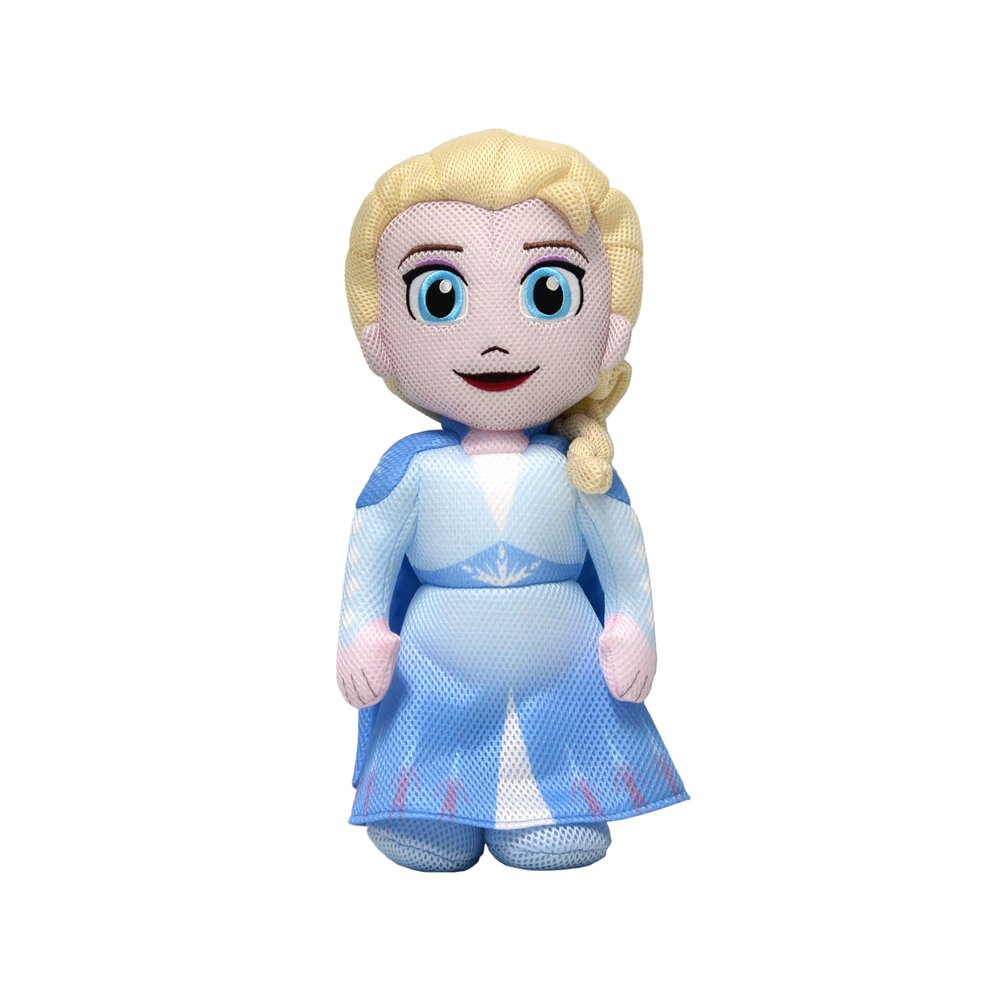 WAHU Aqua Pals Disney Classic Elsa Plush Water Toy for Kids Ages 2+, Fast-Drying Waterproof Plush Doll Toy for Pool and Bathtub, Medium, Blue/White, 16"