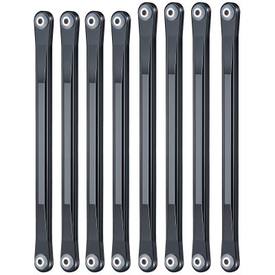 AXSPEED 8pcs Metal Chassis Linkage Rod Set Upper & Lower Suspension Links for 1/8 LMT 4WD RC Truck