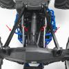 AXSPEED 8pcs Metal Chassis Linkage Rod Set Upper & Lower Suspension Links for 1/8 LMT 4WD RC Truck view 4