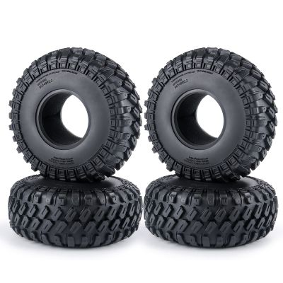 2.2inches Rubber Tires Set, 4pcs Wheel Tires Tyres for Axial Wraith 90053 90048 RBX10 AXI03005 1/10 RC Crawler Car
