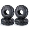 2.2inches Rubber Tires Set, 4pcs Wheel Tires Tyres for Axial Wraith 90053 90048 RBX10 AXI03005 1/10 RC Crawler Car view 1