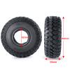 2.2inches Rubber Tires Set, 4pcs Wheel Tires Tyres for Axial Wraith 90053 90048 RBX10 AXI03005 1/10 RC Crawler Car view 2