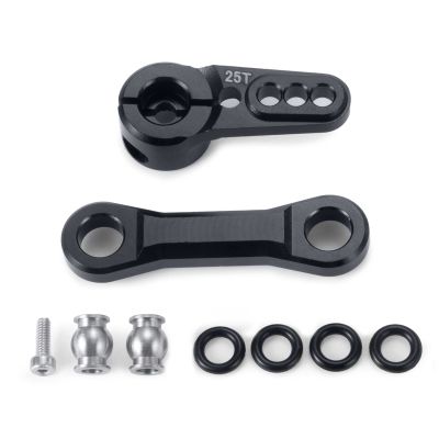 AXSPEED Metal Steerling Rod Tie Links with 25T Servo Arm Horn for 1:8 KRATON RC Truck Upgrade