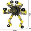 20 Pcs Fidget Spinners Toys for Kids & Adults, Deformable Robot Transformable Fingertip Spinner, Stress Relief Party Favor for Classroom Prizes, Christmas, Valentines Day Gift, Goodie Bag Fillers view 2