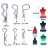 129pcs Body Clips with 20pcs Pull Tabs Set for Axial Scx24 Scx6 Scx10 TRX-4 TRX6 RC Crawler Car view 2