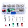 129pcs Body Clips with 20pcs Pull Tabs Set for Axial Scx24 Scx6 Scx10 TRX-4 TRX6 RC Crawler Car view 3