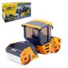 Gemini&Genius Double-Drum Road Roller Toy Construction Vehicle Toy 1/50 Scale Die-cast Grader Engineering Road Planer Vehicle, Asphalt Drum Compactor Alloy Model Toys and Collections for Kids view 1