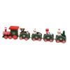 KUYYFDS Christmas Train Ornaments Wooden Mini Christmas Train Toys Festival Decor for Kids Style5 Tabletop Scenes view 1