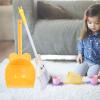 Zerodeko Broom and Dustpan Vacuum Cleaner Mini Broom with Dustpan Little Housekeeping Helper Kitchen Sweeping for Kids Toddlers Broom 1 Set Yellow Household Vacuum Cleaners Broom view 4