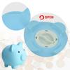 Hengdu Cute Piggy Bank, Made of Drop-Resistant Environmentally Friendly Plastic, a Great Gift for Children (Blue) view 3