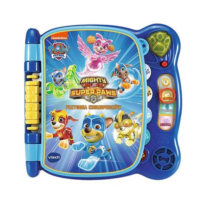Trefl, Vtech Paw Patrol, Space Adventure, Interactive Learning Book, 4 Game Modes, Words Learning, Electronic Toy with Heroes Fairy Tale Dog Patrol, for Children from 2 Years