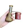 Full Title Dollond London Nautical Brass 6" Approx. Engraved Pocket Telescope with Leather Vintage view 1