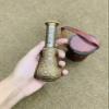 Full Title Dollond London Nautical Brass 6" Approx. Engraved Pocket Telescope with Leather Vintage view 3