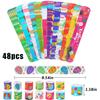 FOIMAS 48pcs Easter Slap Bracelets,Egg Bunny Chick Snap Bracelet Wristband for Easter Egg Filler Basket Stuffer Party Favor Supply view 2