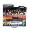 Greenlight 1:64 Flames The Series - 1957 Plymout* Belvedere - White with Flames (Hobby Exclusive) 30362 [Shipping from Canada] view 1