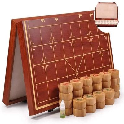 DDYYCX Chinese Chess Set, Foldable Chinese Chess, Xiangqi Travel Game Set, Traditional Tabletop Strategy Game for Kids Adults Family Gathering (Color : B, Size : 6cm/2.4")