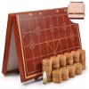 DDYYCX Chinese Chess Set, Foldable Chinese Chess, Xiangqi Travel Game Set, Traditional Tabletop Strategy Game for Kids Adults Family Gathering (Color : B, Size : 6cm/2.4") view 1
