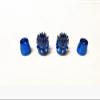 Remote Control 3D Rocker FPV RC M3 M4 Anti-Skid Stick Head Color Control Rocker for FUTABA JR X9D Transmitter(Short) (Black, M4) view 2