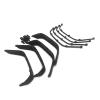 1 Set 1/10 RC Crawler Car Fender Flare Mud Guard Model Car DIY Replacement for Axial SCX10 D90 D110 Body view 3